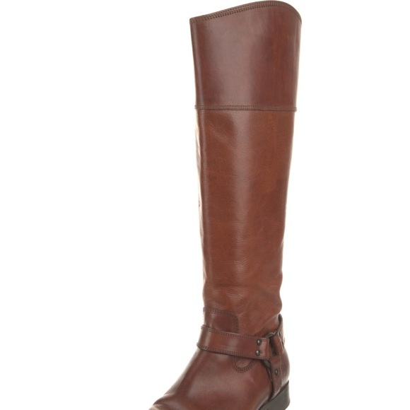 Frye Brown Leather Riding Boots - Picture 2 of 5
